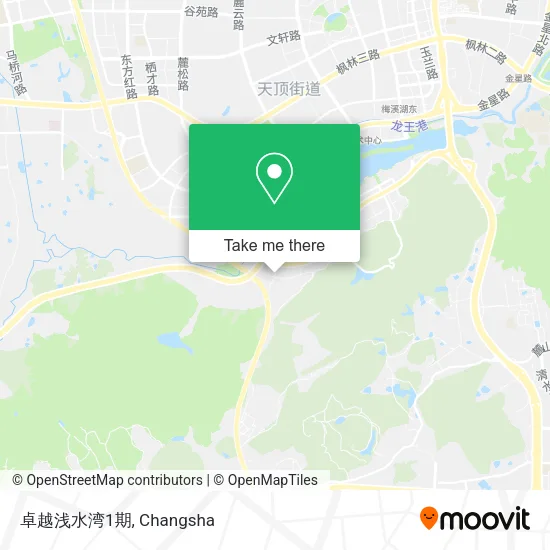 卓越浅水湾1期 map