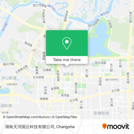 湖南天河国云科技有限公司 map