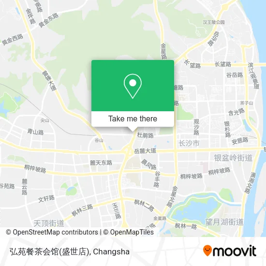 弘苑餐茶会馆(盛世店) map