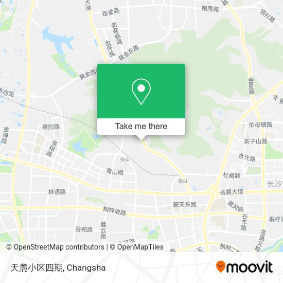 天麓小区四期 map