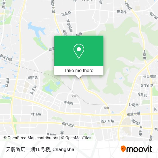 天麓尚层二期16号楼 map
