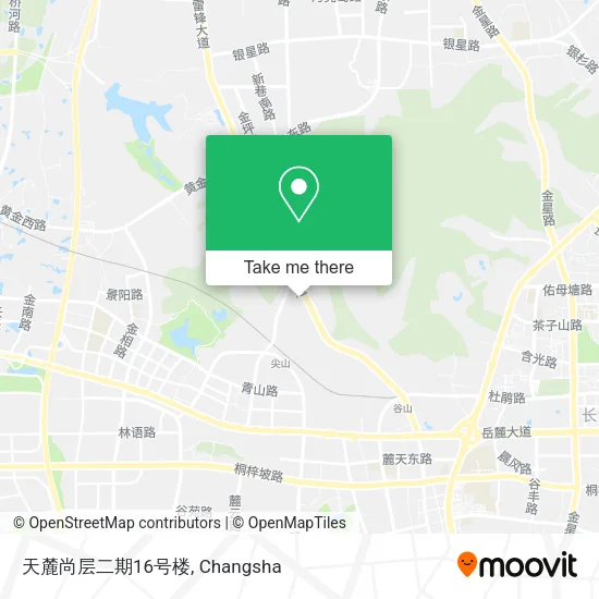 天麓尚层二期16号楼 map