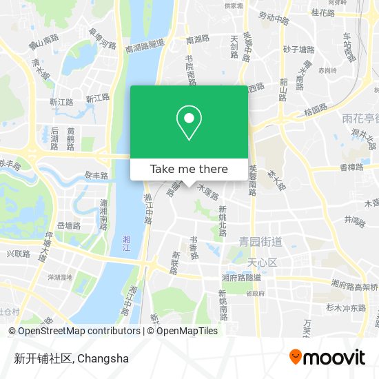 新开铺社区 map