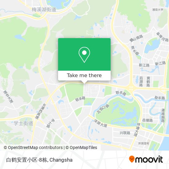 白鹤安置小区-8栋 map