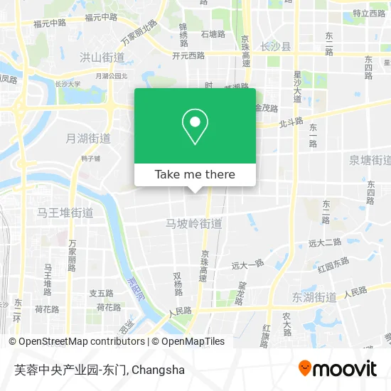芙蓉中央产业园-东门 map