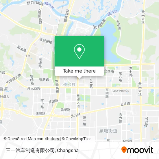 三一汽车制造有限公司 map