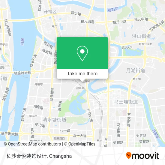 长沙金悦装饰设计 map