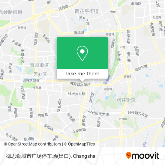 德思勤城市广场停车场(出口) map