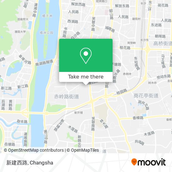新建西路 map