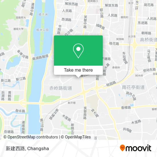 新建西路 map