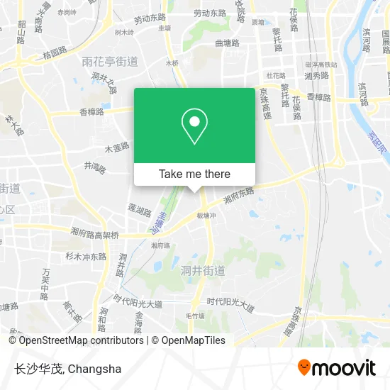 长沙华茂 map