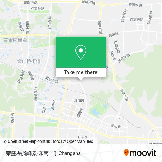 荣盛.岳麓峰景-东南1门 map