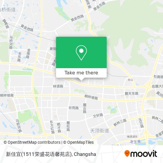 新佳宜(1511荣盛花语馨苑店) map