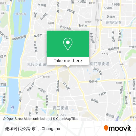 他城时代公寓-东门 map