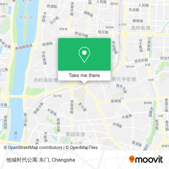 他城时代公寓-东门 map