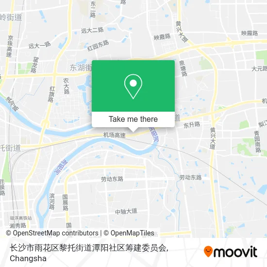 长沙市雨花区黎托街道潭阳社区筹建委员会 map