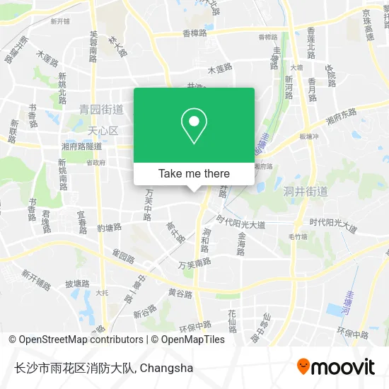 长沙市雨花区消防大队 map