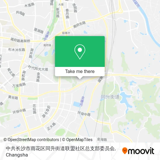 中共长沙市雨花区同升街道联盟社区总支部委员会 map