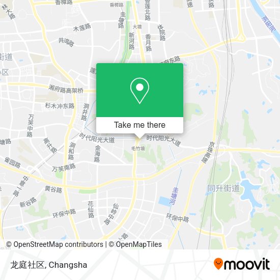 龙庭社区 map