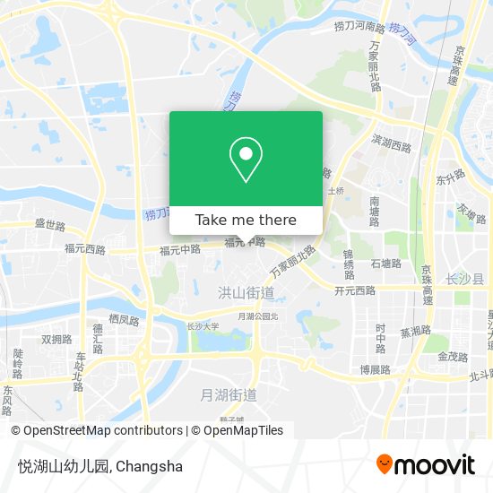 悦湖山幼儿园 map