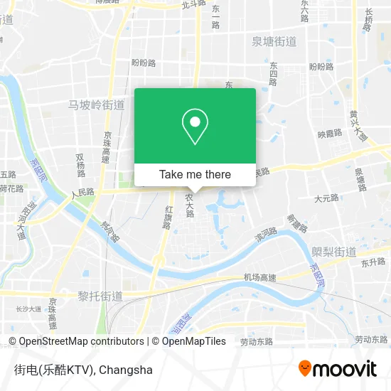 街电(乐酷KTV) map