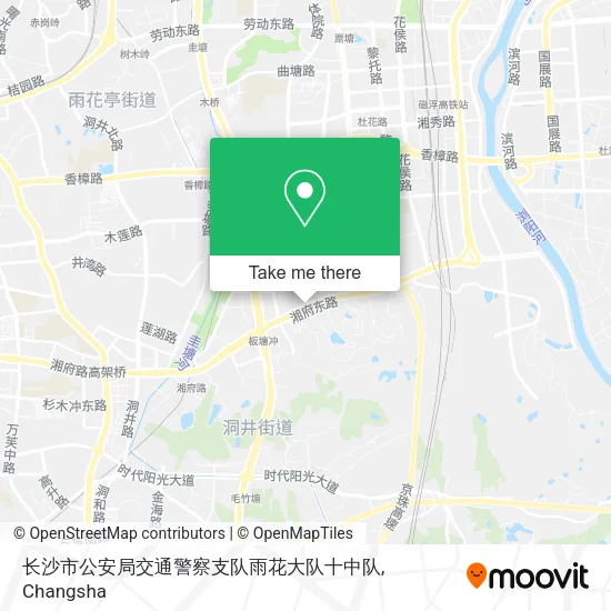 长沙市公安局交通警察支队雨花大队十中队 map