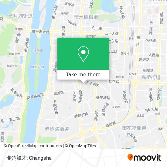 惟楚競才 map