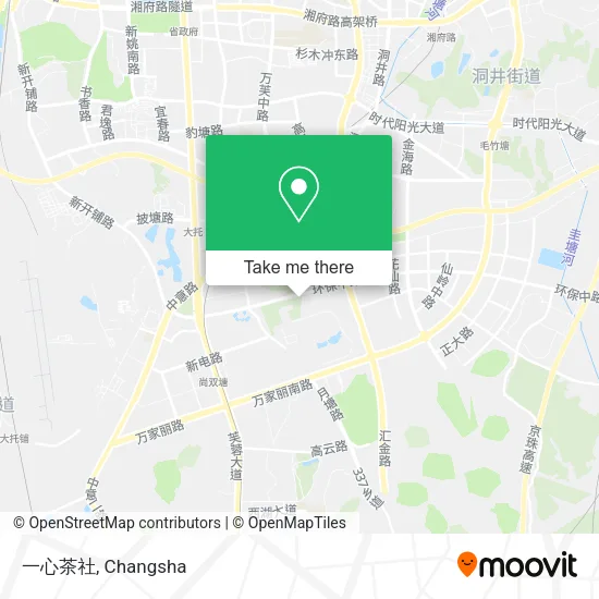 一心茶社 map