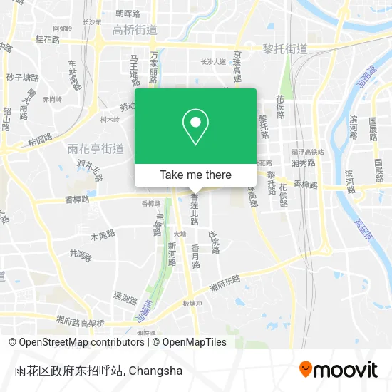 雨花区政府东招呼站 map