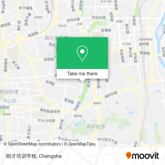 朗才培训学校 map