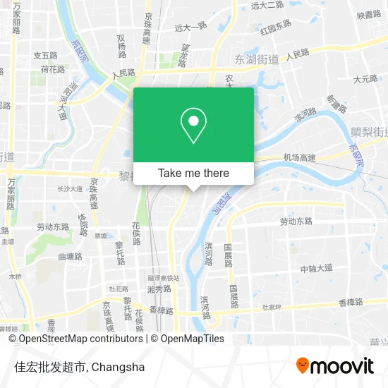 佳宏批发超市 map
