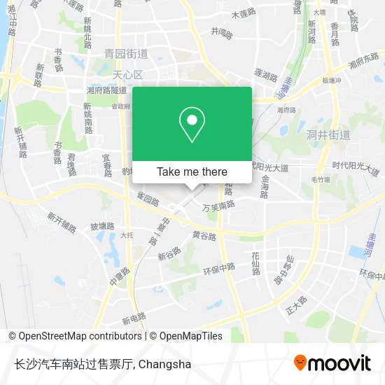 长沙汽车南站过售票厅 map