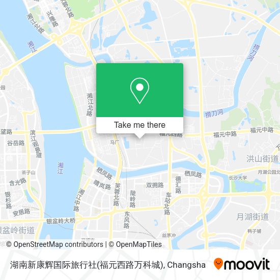 湖南新康辉国际旅行社(福元西路万科城) map
