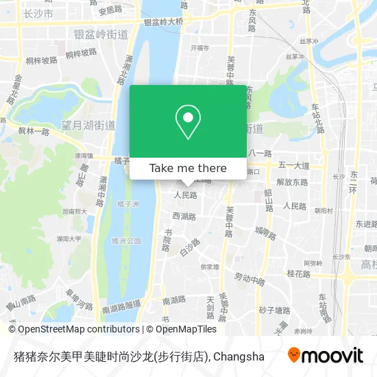 猪猪奈尔美甲美睫时尚沙龙(步行街店) map