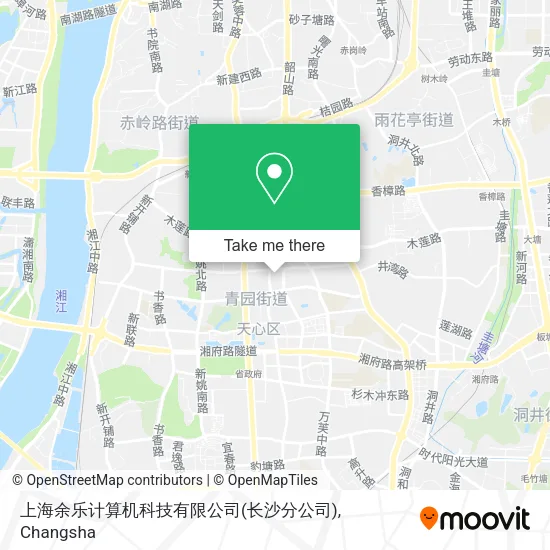 上海余乐计算机科技有限公司(长沙分公司) map