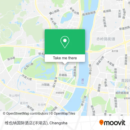 维也纳国际酒店(洋湖店) map