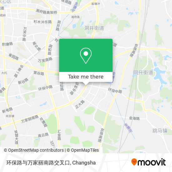 环保路与万家丽南路交叉口 map