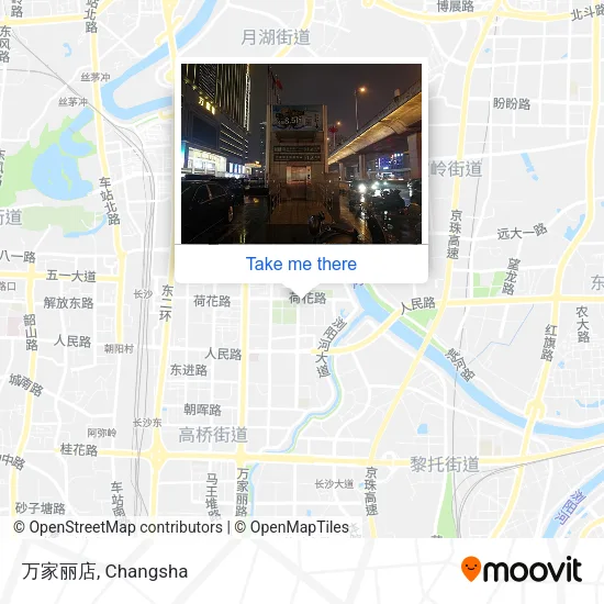 万家丽店 map