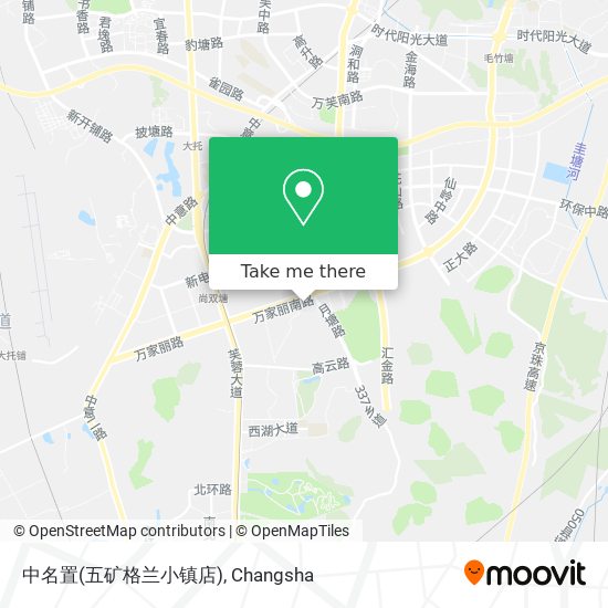 中名置(五矿格兰小镇店) map