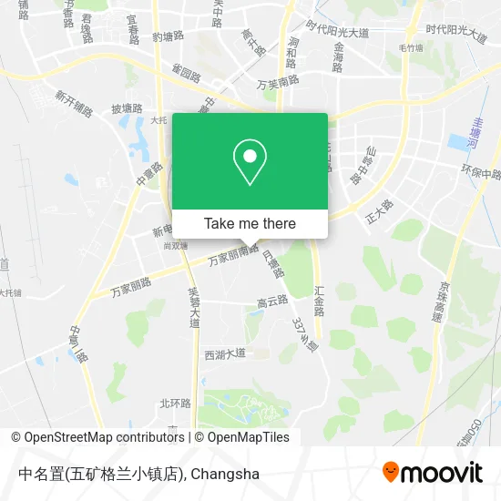 中名置(五矿格兰小镇店) map