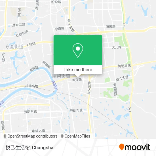 悦己生活馆 map