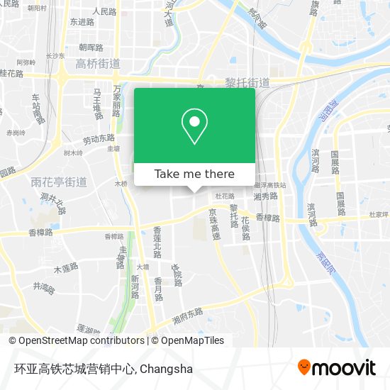 环亚高铁芯城营销中心 map