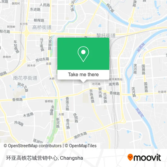 环亚高铁芯城营销中心 map