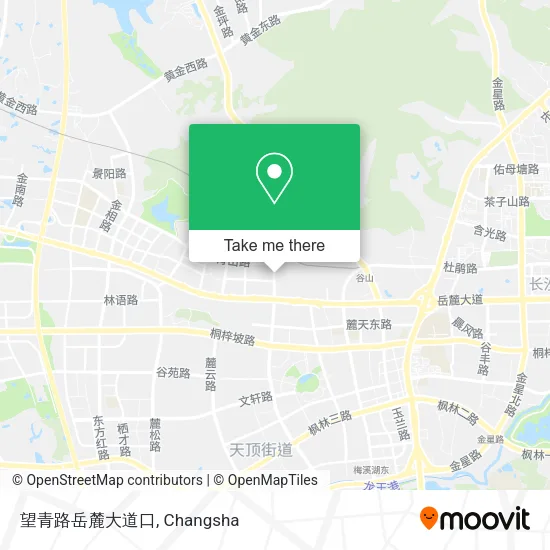 望青路岳麓大道口 map