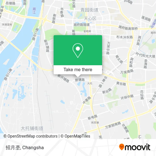 招月垄 map
