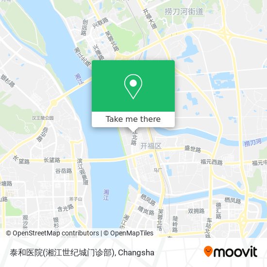 泰和医院(湘江世纪城门诊部) map