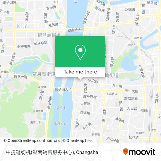 中捷缝纫机(湖南销售服务中心) map