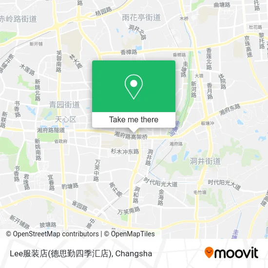 Lee服装店(德思勤四季汇店) map