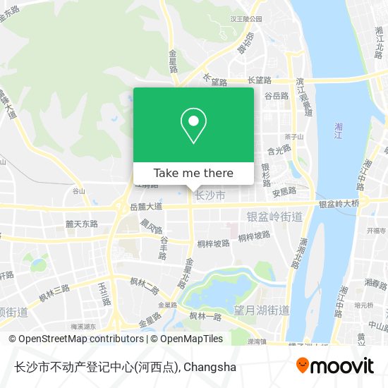 长沙市不动产登记中心(河西点) map