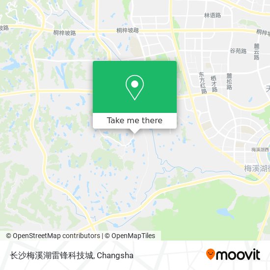 长沙梅溪湖雷锋科技城 map